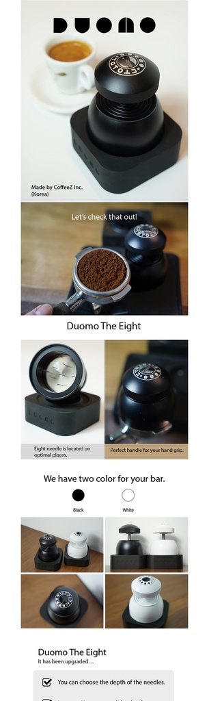 Duomo The Eight - WDT distribution tool | WB.coffee
